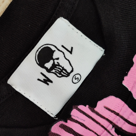 Warren Lotas Mens TShirt Size S The Demon Executioner Black Rare Graphic Print - Picture 2 of 16